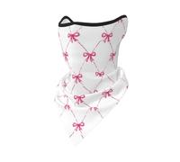 peiyeety Cagoules réutilisables à nœuds en ruban rose pastel, bandanas et cache-cou respirants pour l'extérieur