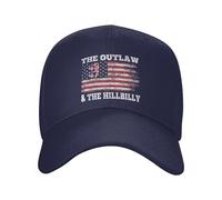 peiyeety Casquette de Baseball Vintage Trump Vance 2024 Trump JD Vance Outlaw & Hillbilly 45-47, Chapeau Drapeau américain pour Hommes et Femmes