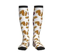 peiyeety Chaussettes de compression Sufeasdf Flying Carpet Ride pour femmes et hommes, chaussettes de course hautes pour la course à pied