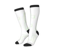 peiyeety Chaussettes humoristiques « Love Beer O'Clock », douces et respirantes pour hommes et femmes, 1 paire noire