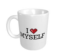 peiyeety Grosse tasse drôle je m'aime tasse tasses à café pour les couples drôles cadeaux drôles pour les hommes