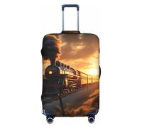 peiyeety Housse de Valise élastique Durable à Motif de Train à Vapeur - Protégez et distinguez Vos Bagages