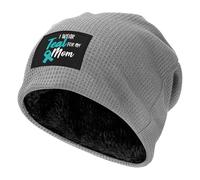 peiyeety Je Porte du Turquoise pour ma mère atteinte d'un Cancer des ovaires. Bonnet tricoté Chaud d'hiver, doublé Polaire, pour Hommes et Femmes.