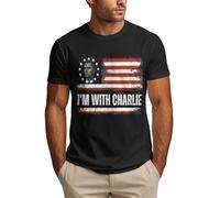 peiyeety Je suis avec Charlie Shirt Memorial Kirk Justice pour Charlie T-Shirt pour Homme 4X-Large