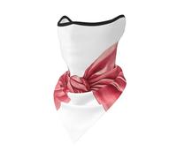 peiyeety Joli nœud papillon pour la Saint-Valentin, cagoule réutilisable, bandana, cache-cou, cagoule respirante pour l'extérieur