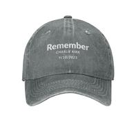 peiyeety Liberté 14/10/93 -Charlie Kirk- 10/09/2025 Chapeau pour Homme Chapeau de Papa drôle Cadeaux d'anniversaire drôles pour Hommes