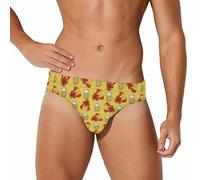 peiyeety Maillot de Bain Homme Motif bière et écrevisses, Short de Plage, Boxer, Taille M
