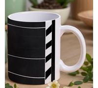 peiyeety Mug en céramique noire avec anse, motif clap de cinéma classique, tasse personnalisée de 325 ml (11 oz) pour femme, bureau, maman, papa, amis, petit(e) ami(e)