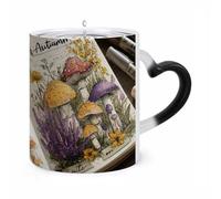 peiyeety Mug magique thermosensible à motif « Murmures fongiques » - Mug en céramique pour hommes et femmes, cadeau original pour Noël ou un anniversaire.