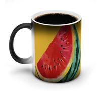 peiyeety Mug magique thermosensible en céramique 35 cl, motif « Fresh Cut », idéal pour le café et le thé. Cadeau original et amusant pour hommes et femmes, parfait pour Halloween ou Noël.