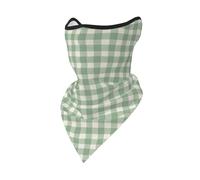 peiyeety Palette de couleurs vert sauge et ivoire, cache-cou bandana réutilisable, cagoule respirante d'extérieur