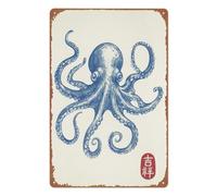 peiyeety Panneau métallique original « C'est ici que ça se passe » - Décoration murale pour entrée, couloir, chambre, garage ou coin café (20 x 30 cm)