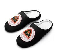 peiyeety Pantoufles d'intérieur pour femmes, chaudes et polaires, ornées de l'emblème national du Timor oriental, idéales pour l'hiver et l'extérieur.40-41