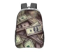peiyeety Sac à dos transparent en PVC robuste avec billets de cent dollars pour concerts, travail, voyage