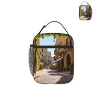 peiyeety Sac à lunch isotherme anti-fuite Italian Street pour pique-nique et voyage