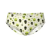 peiyeety Slip pour Homme à Motif Extraterrestre (2 Motifs), Ceinture élastique, Doux, Respirant, Lot de 1.