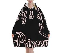 peiyeety Sweats à capuche Daddy's Little Princess pour femmes et hommes, couvertures à capuche surdimensionnées pour adultes, douces et chaudes