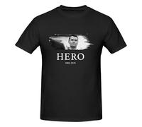 peiyeety T-Shirt RIP Charlie Kirk Charlie Kirk est Un héros Manches Courtes Homme M