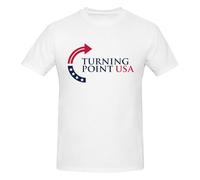 peiyeety T-Shirt RIP Charlie Kirk Turning Point USA Tpusa pour Homme, Manches Courtes, Taille XL