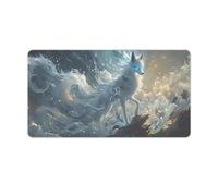 peiyeety Tapis de Souris Gaming Nine-Tailed Fox 30L×16l Pouces, Grand Format, pour Ordinateur Portable, Base antidérapante en Caoutchouc avec Bords Cousus, idéal pour la Maison et Le Bureau.