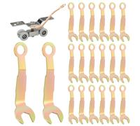 PEIZHIYC Lot de 20 clés de réglage de porte de poche 3/8" Bi-Fold - Outil de réparation de maison pour la réparation de matériel de meubles d'armoire