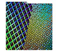 PEK Kaleidoscope H5H Sky Net Build Plate, 264x276mm Double Sided Build Sheet - Haute Adhérence, Résistance à la Chaleur Jusqu'à 180℃, Facile à Retirer pour Imprimantes 3D