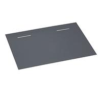 PEKA 200.1717.62 Tapis de sol universel Oeko pour système de tri des déchets KB 600 mm Boîte tandem Antaro, plastique gris, argenté