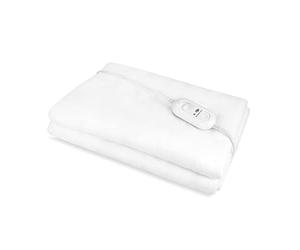Pekatherm couverture chauffante lit simple électrique | Taille 150 x 80 cm | 2 niveaux de température | 100 % polyester Housse de matelas électrique | UP1052