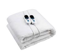 Pekatherm U210DF - Surmatelas Chauffant 2 Places, 150x160 cm | 100% Coton - 2x150 W - Thérapeutique - Santé - 4 niveaux de température - Chauffe Matelas Électrique, Thermique - Chaud, Confortable