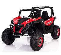 PEKECARS SUV Buggy UTV 4 x 4 MP4 12 V 2 places Rouge