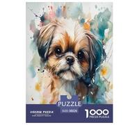 Pékinois Puzzle 1000 Pièces Educa Jouet en Bois Divertissement Créatif De l'art De La Décoration Jeu Éduchatif Challenge Toy Adultes Et Enfants À Partir De 14 Ans 38x26cm/1000pcs