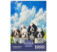 Pékinois Puzzle 1000 Pièces Educa Jouet en Bois Divertissement Créatif Décoration Intérieure Jeu Éduchatif Challenge Toy Adultes & Enfants des 14 Ans 70x50cm/1000pcs