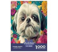 Pékinois Puzzles 1000 Pièces Cadeau Unique Jeu Éduchatif Challenge Toy À De Qualité Supérieure Peinture Art pour Adultes Enfants 38x26cm/1000pcs
