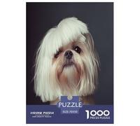 Pékinois Puzzles 1000 Pieces Cadeau Unique Jeu Éduchatif Défi Jouet À De Qualité Supérieure Peinture Art pour Adultes Et Enfants À Partir De 12 Ans 70x50cm/1000pcs