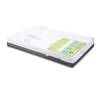 PEKITAS Matelas pour poussette de bébé 50 x 90 cm, épaisseur 10 cm, hybride, réversible, double face, avec housse amovible et lavable, fermeté fixe, respirant, anti-étouffement, pour lit de bébé, lit