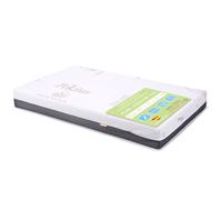 PEKITAS Mini matelas pour berceau, 45 x 90 cm, épaisseur 10 cm, respirant, hybride, réversible, housse double face, amovible, lavable, ferme, anti-étouffement, lit d'appoint pour bébé