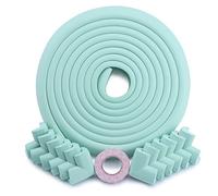 pekitas - Pack ruban 5 mètres + 12 Coins + ruban adhésif, protection de bords et Coins. Kit de sécurité pour bébé et enfants.Hiper épais et Dense, Extra largeur, amortissement de chocs. Pack de ruban