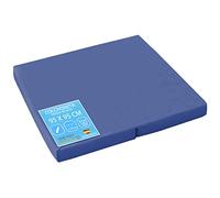 PEKITAS Tapis de jeu pour enfant 95 x 95 cm Épaisseur 5 cm Housse lavable Mousse ferme bleue Compatible avec Hauk Sleep N Play SQ