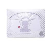 PEKITAS Underzy Parure de lit 3 pièces pour Berceau/cododo 100% Coton Blanc, Universel, 50 x 80 cm ± 5 cm, Drap-Housse réglable de 10 cm, Doux et Respirant, Drap Plat, taie d'oreiller