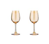 PEKJI Verres à vin dorés Verre à Long Pied en Cristal Verres à Champagne Verre à Cocktail 350 ML / 11,8 oz