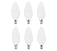 PEKKA 6Pcs Ampoules LED Bougies Ampoules Bougeoirs 2700K AC220-240V, E14 470LM 3W Blanc Froid