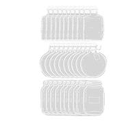 PEKKA Bouteille de marque-page de fleurs séchées transparentes pour filles et garçons