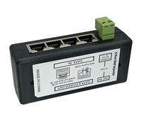 PEKKA Injecteur PoE à 4 ports pour caméras IP de surveillance CCTV Adaptateur d'alimentation Ethernet Adaptateur d'alimentation PoE