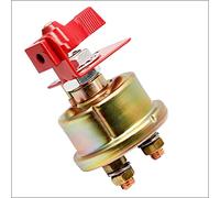 PEKKA Interrupteur de déconnexion de batterie marine pour pelleteuse de chariot élévateur universel avec support de verrouillage, interrupteur de batterie de coupure d'énergie, bouton en métal