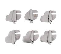 PEKKA Lot de 6 pieds de biche pour ourlet roulé à coudre, kit de pieds pour machine à coudre avec ourlet étroit de 3 mm à 8 mm de diamètre