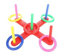 PEKKA Ring Toss Game Quoits Hoopla Set Quiots Pegs Rope Target Kids Garden Party