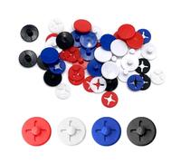 PEKLLOCY Lot de 32 supports pour numéro de dossard, accessoires de marathon, accessoires d'athlétisme, bande de dossard réutilisable, sans trous, accessoire d'athlétisme, parfait pour les coureurs, 4