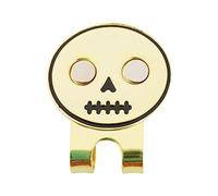 PEKMAR balles Golf - Marque Balle Golf | Marque Balle Golf avec Motif tête Mort et Clip magnétique Compatible avec n'importe Quel Chapeau ou Ceinture