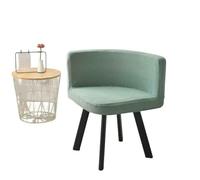 PEKMAR Housse de Chaise Triangulaire, Housse de siège de Tabouret, élastique, Lavable, café, hôtel, fête, 13 Couleurs, matériau Polaire, Vert