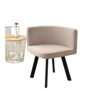 PEKMAR Housse de Chaise Triangulaire, Housse de siège de Tabouret, élastique, Lavable, café, hôtel, fête, 13 Couleurs, matériau Polaire, Kaki Clair